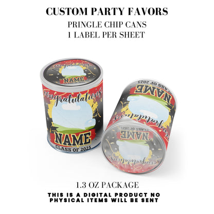 Class of 2025 Graduation Party Favor Canva Template Bundle 🎓✨