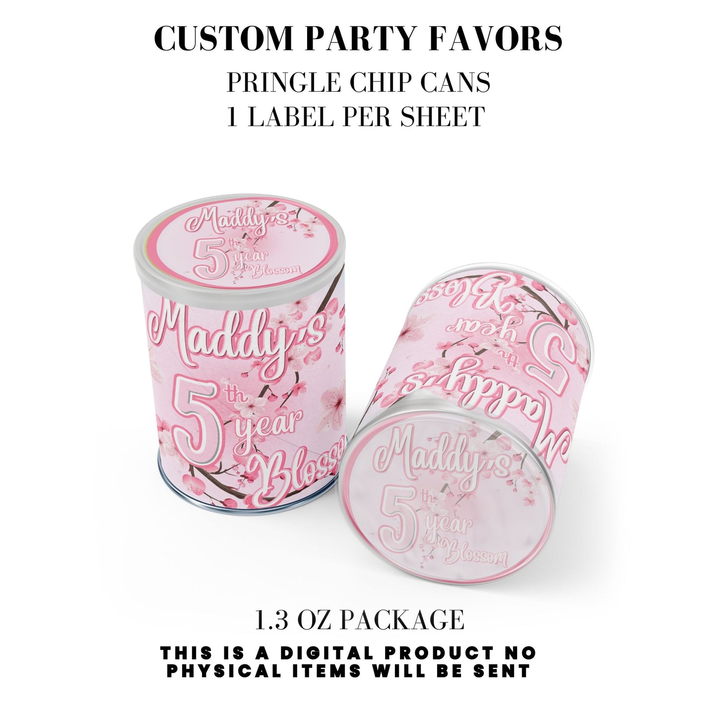 Cherry Blossom Party Printable Favor Designs DFY