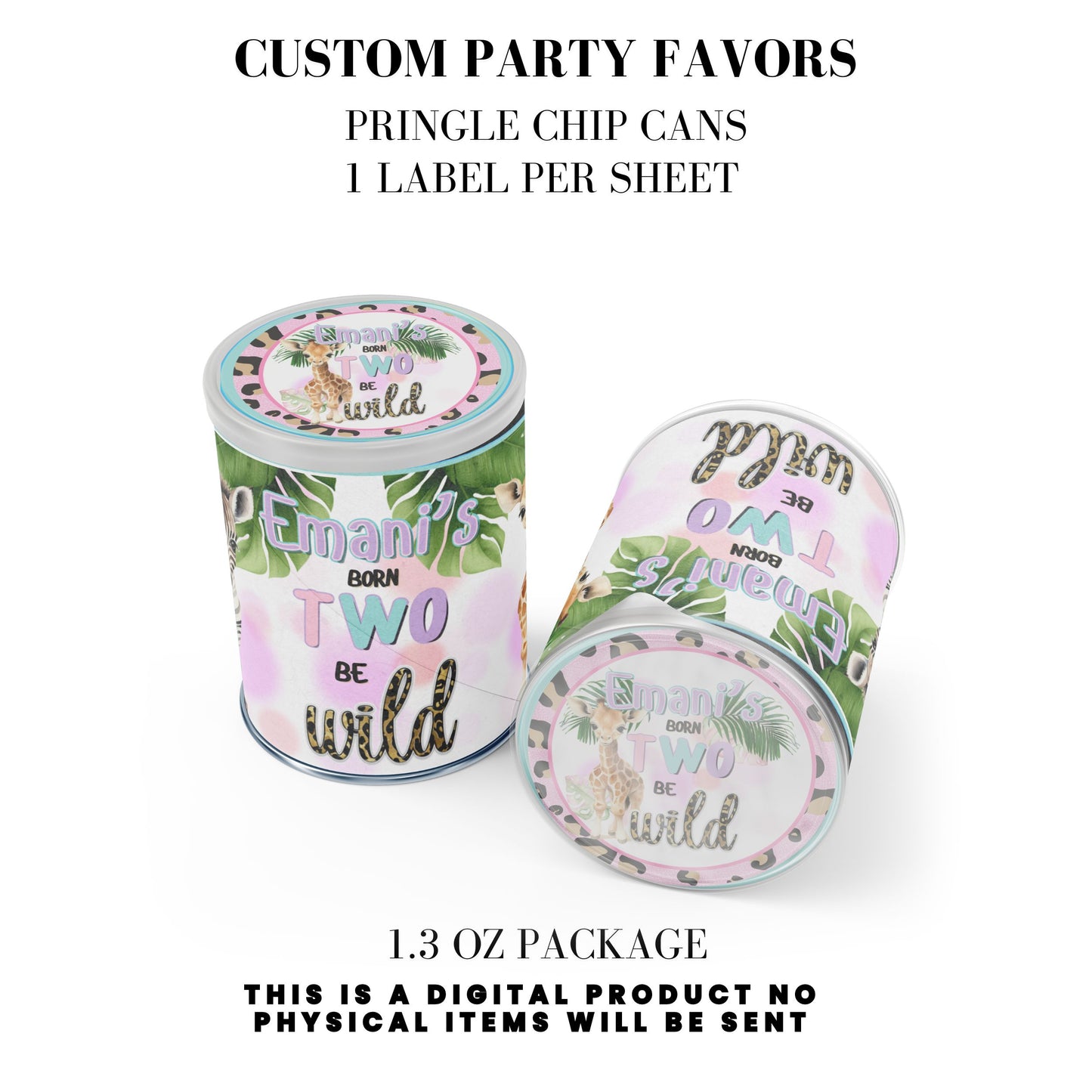 Born Two Be Wild Jungle Safari Birthday Party Favors DFY