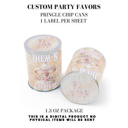 Pastel Carnival Birthday Party DFY Favor Bundle