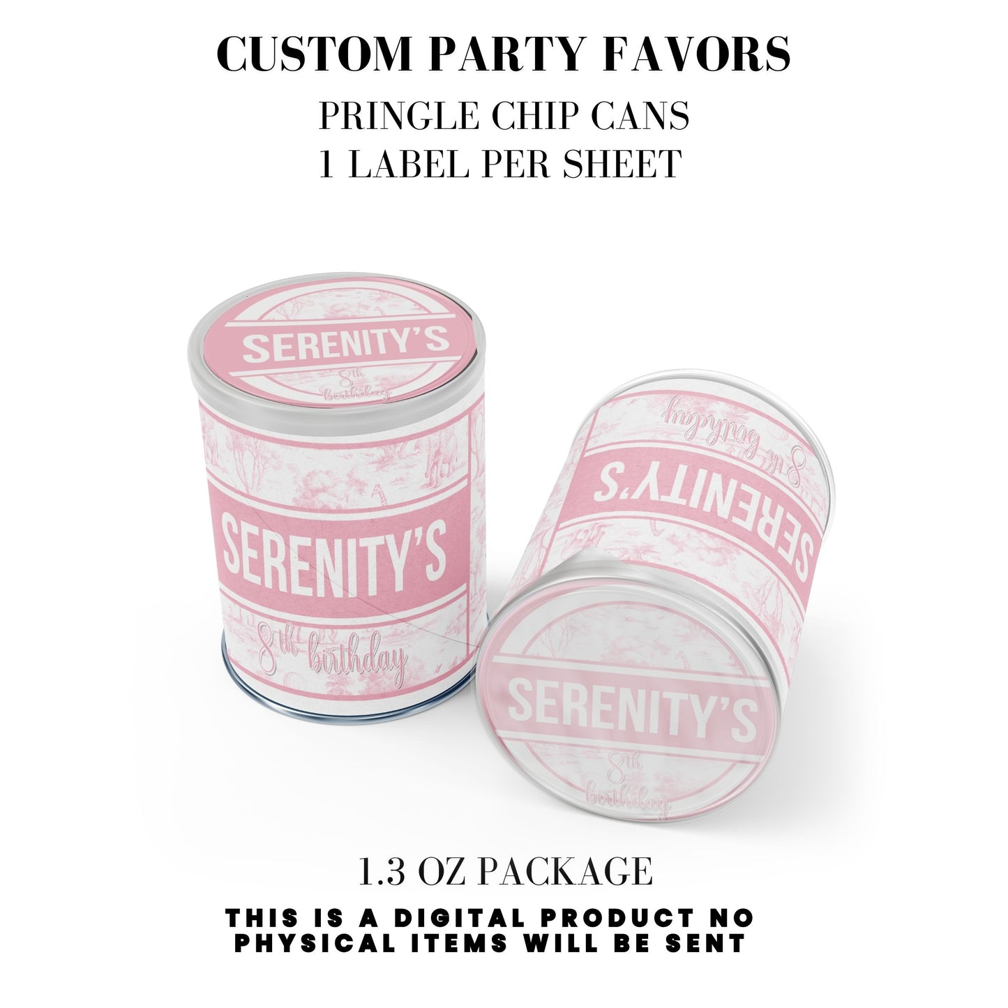 Toile du Jouy Safari Party Printable Favor Designs DFY