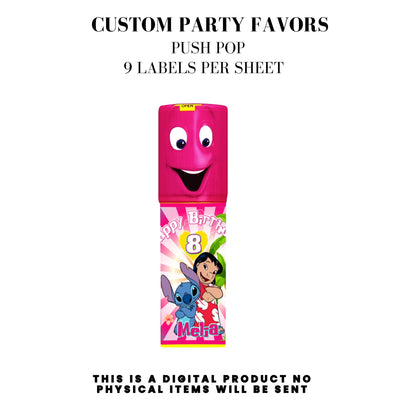 Lilo & Stitch Birthday Party DFY Favor Bundle