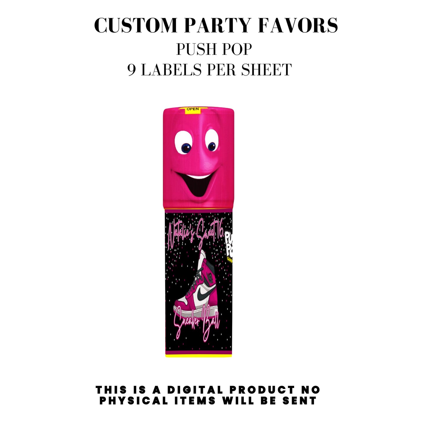 Sneaker Ball Birthday Party Favors DFY