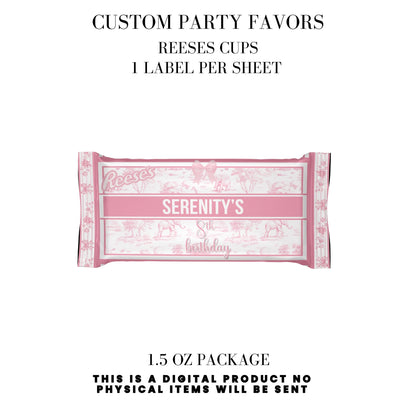 Toile du Jouy Safari Party Printable Favor Designs DFY