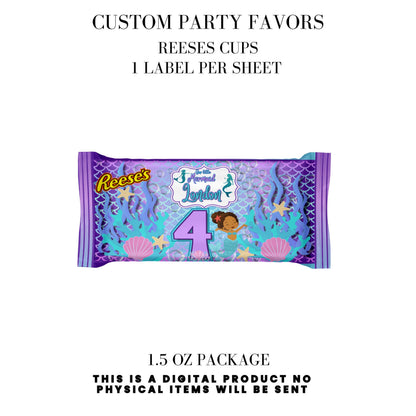 Our Little Mermaid Birthday Party Favors DFY