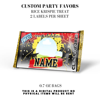 Class of 2025 Graduation Party Favor Canva Template Bundle 🎓✨