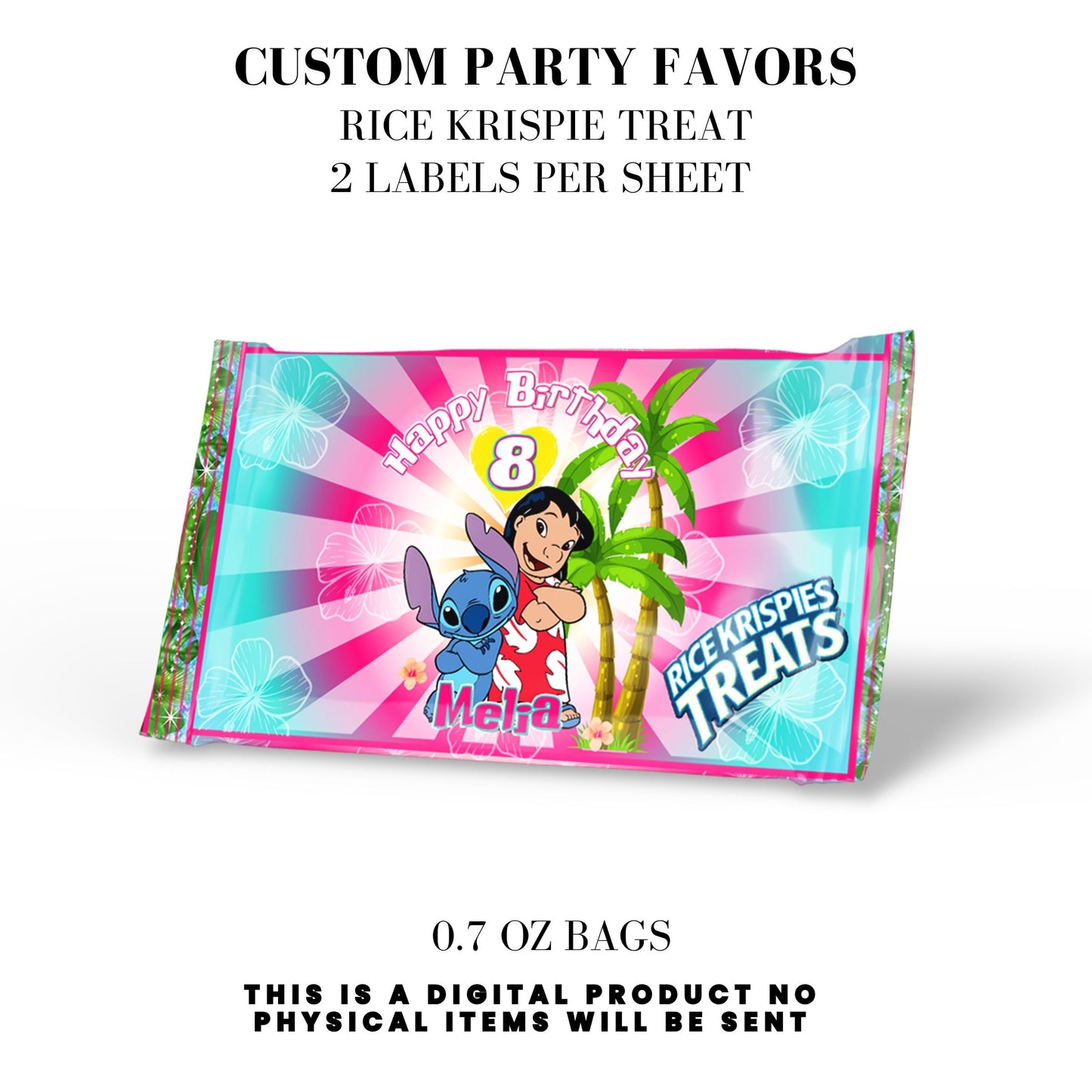 Lilo & Stitch Birthday Party DFY Favor Bundle