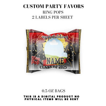 Class of 2025 Graduation Party Favor Canva Template Bundle 🎓✨