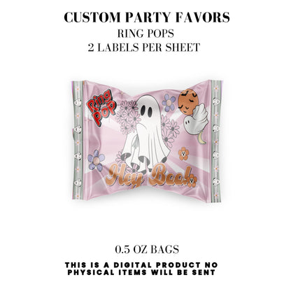 Hey Boo! Halloween Party Favors DFY