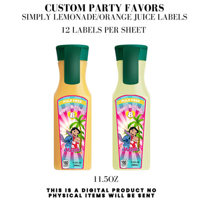 Lilo & Stitch Birthday Party DFY Favor Bundle