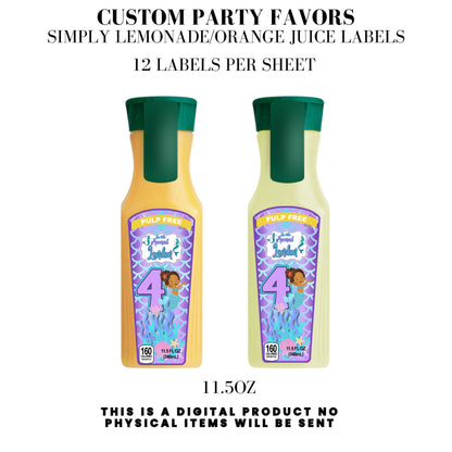 Our Little Mermaid Birthday Party Favors DFY