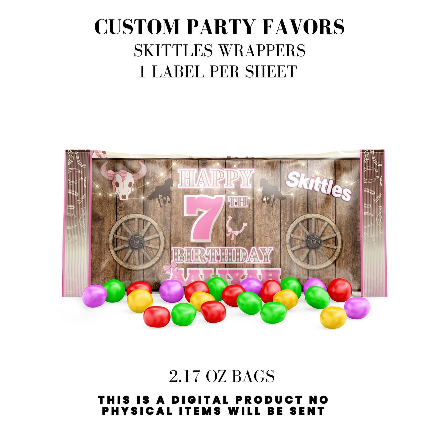 Cowgirl Rodeo Birthday Party Favors DFY