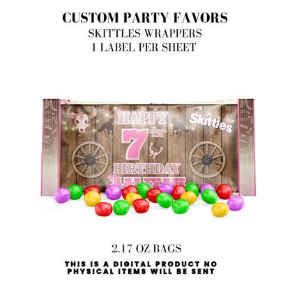 Cowgirl Rodeo Birthday Party Favors DFY