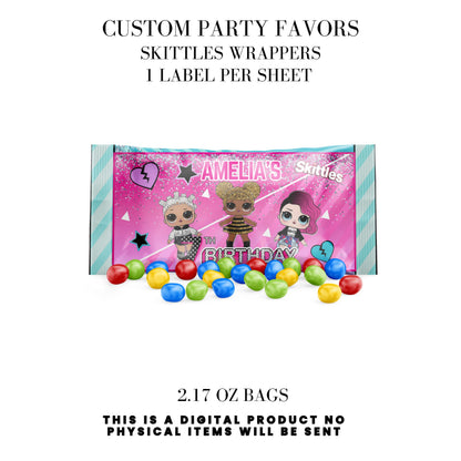 LOL Dolls Birthday Party Favors DFY