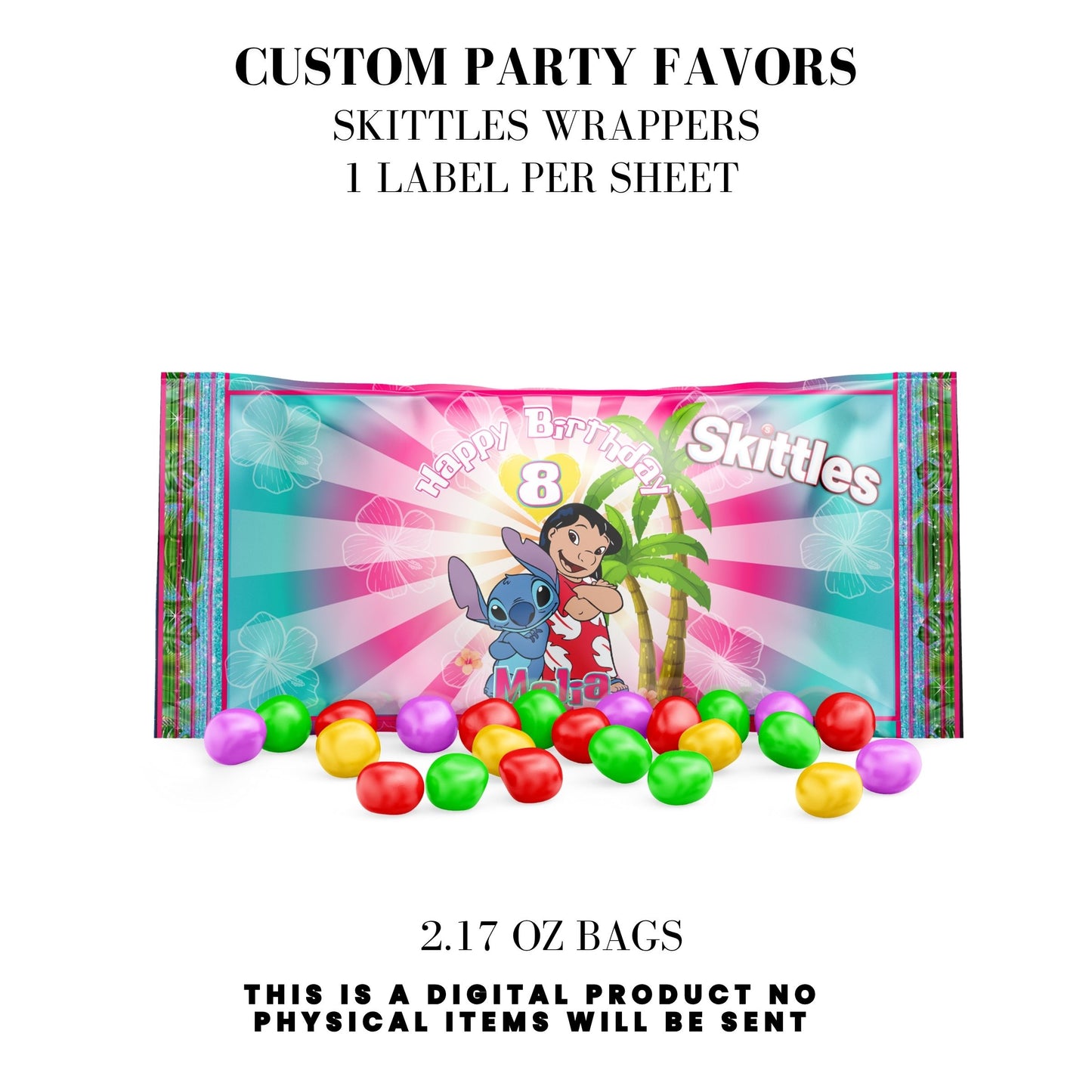 Lilo & Stitch Birthday Party DFY Favor Bundle