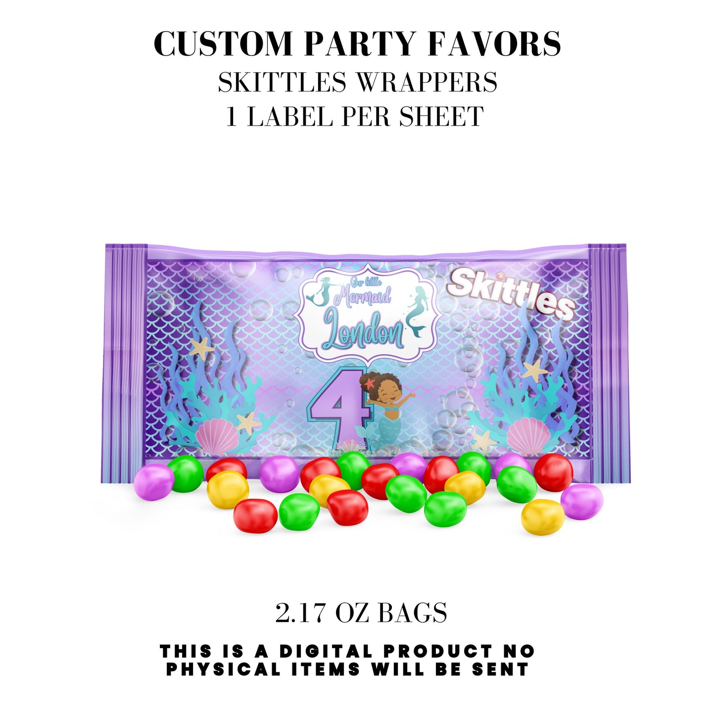 Our Little Mermaid Birthday Party Favors DFY