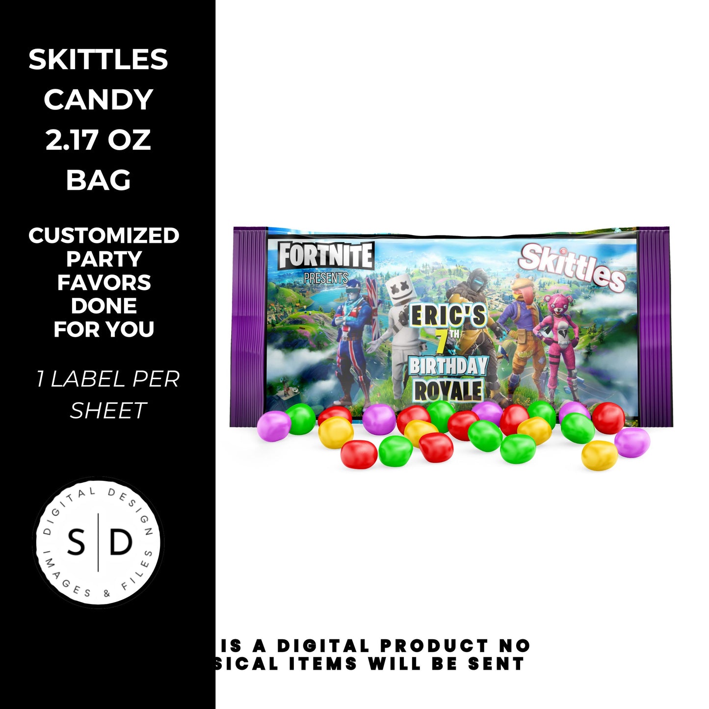 Fortnite Battle Royale Birthday Party Favors DFY