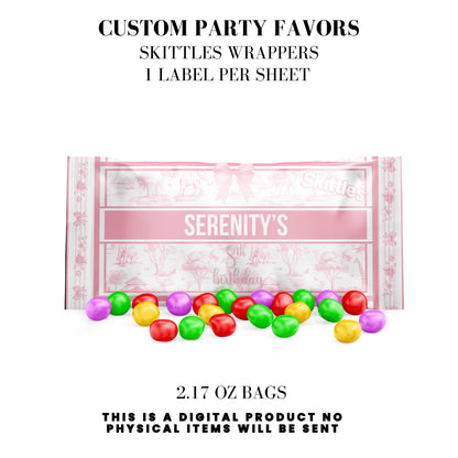 Toile du Jouy Safari Party Printable Favor Designs DFY