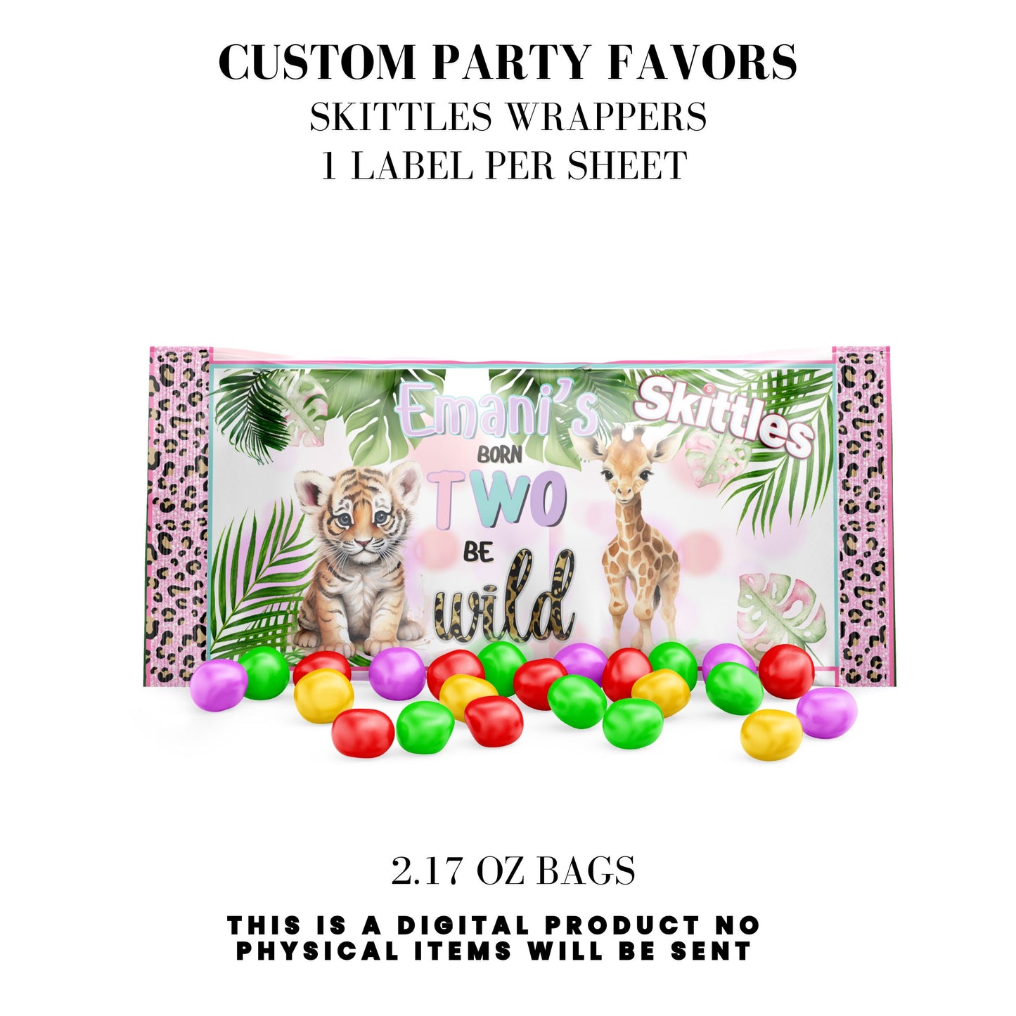Born Two Be Wild Jungle Safari Birthday Party Favors DFY