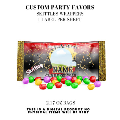Class of 2025 Graduation Party Favor Canva Template Bundle 🎓✨