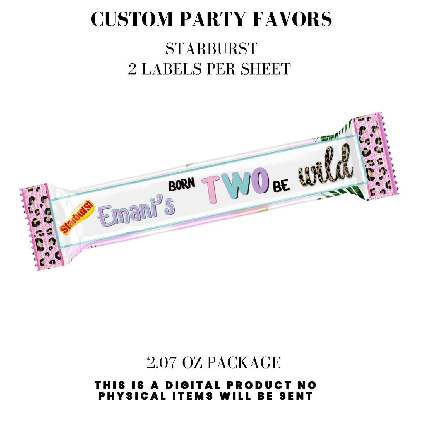 Born Two Be Wild Jungle Safari Birthday Party Favors DFY