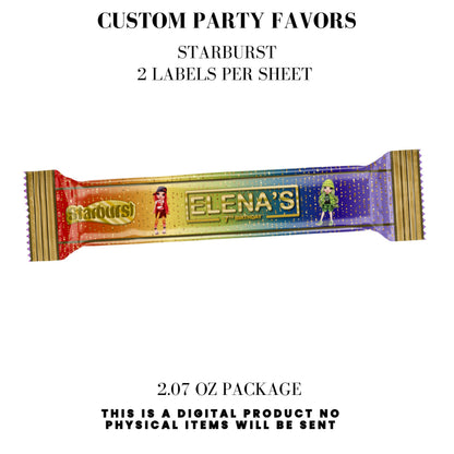Rainbow High Birthday Party Favors DFY