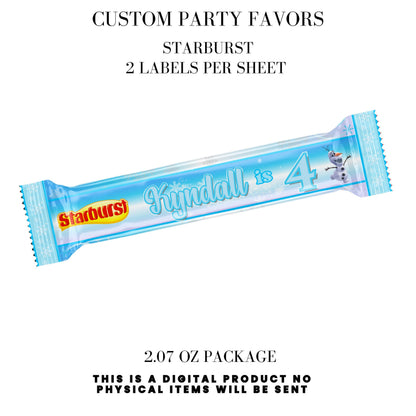 Frozen Birthday Party Favors DFY