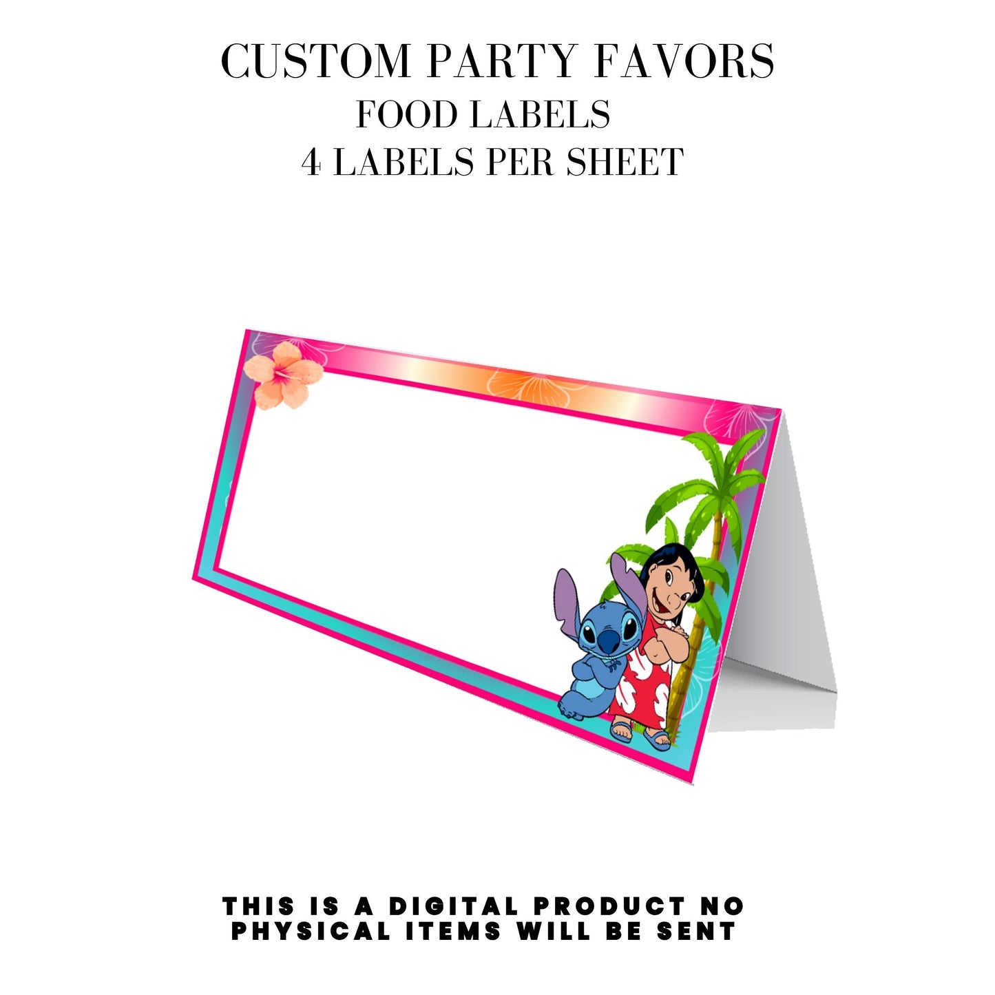 Lilo & Stitch Birthday Party DFY Favor Bundle