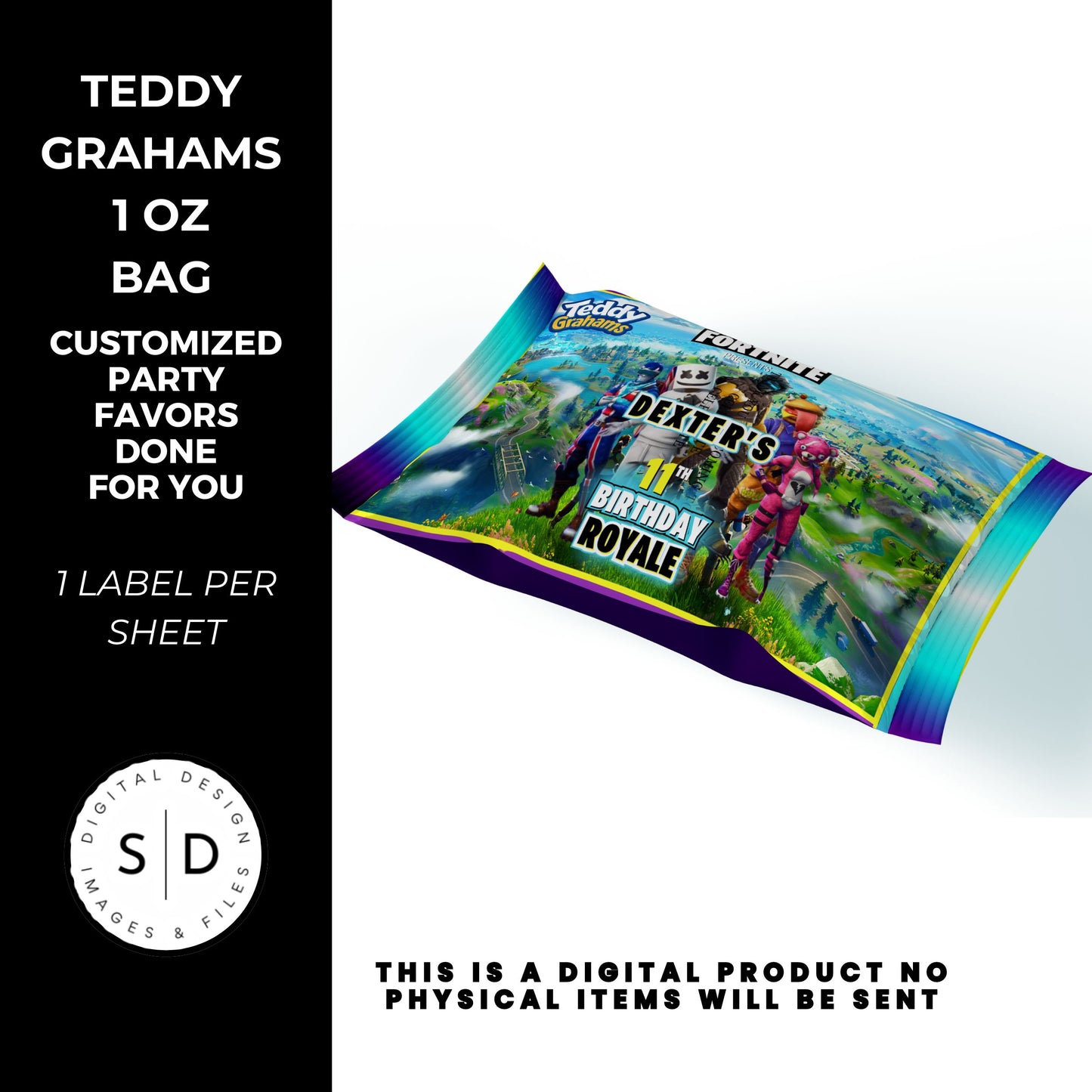 Fortnite Battle Royale Birthday Party Favors DFY