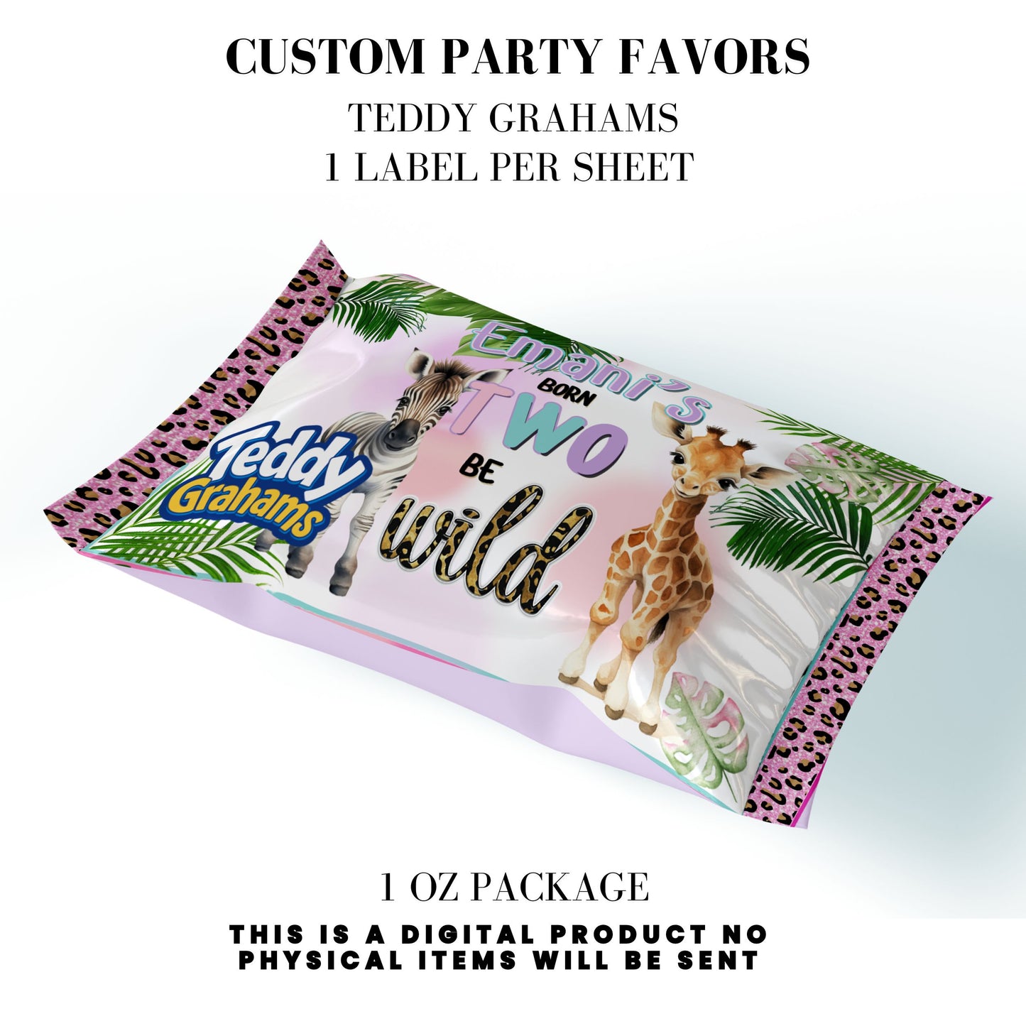 Born Two Be Wild Jungle Safari Birthday Party Favors DFY