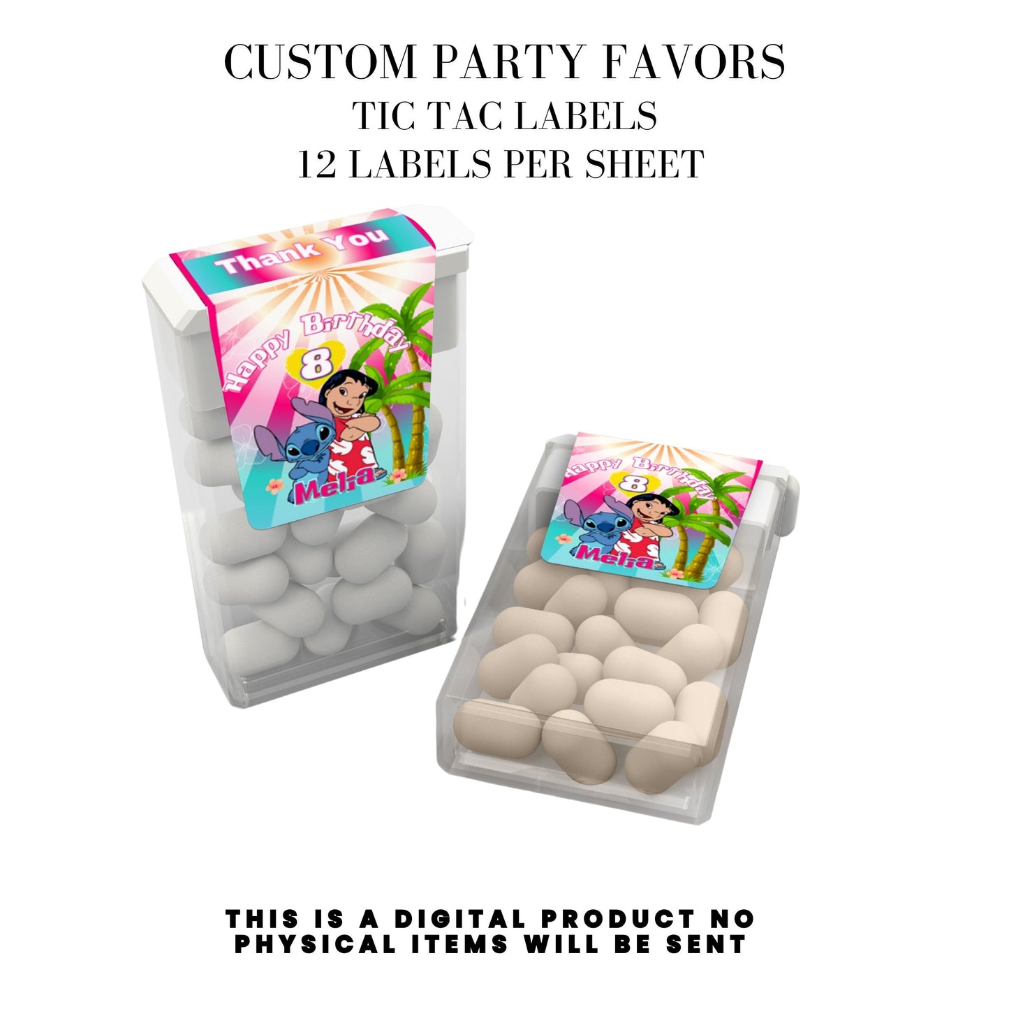 Lilo & Stitch Birthday Party DFY Favor Bundle