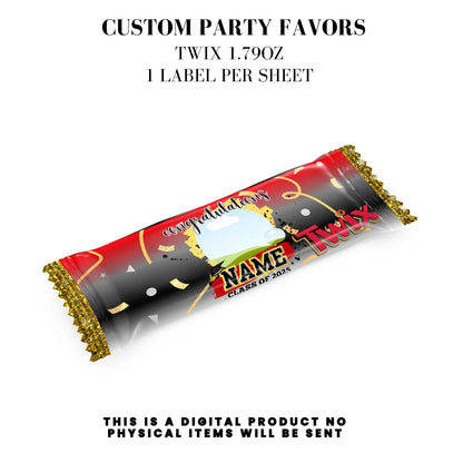 Class of 2025 Graduation Party Favor Canva Template Bundle 🎓✨