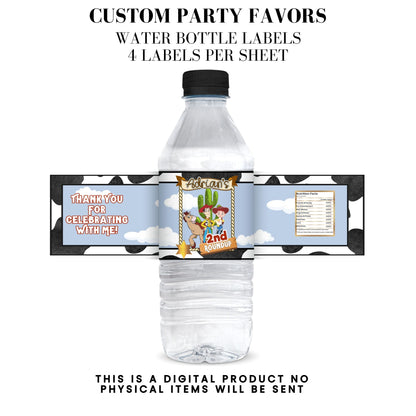 Toy Cowboy Roundup Digital Party Favor DFY