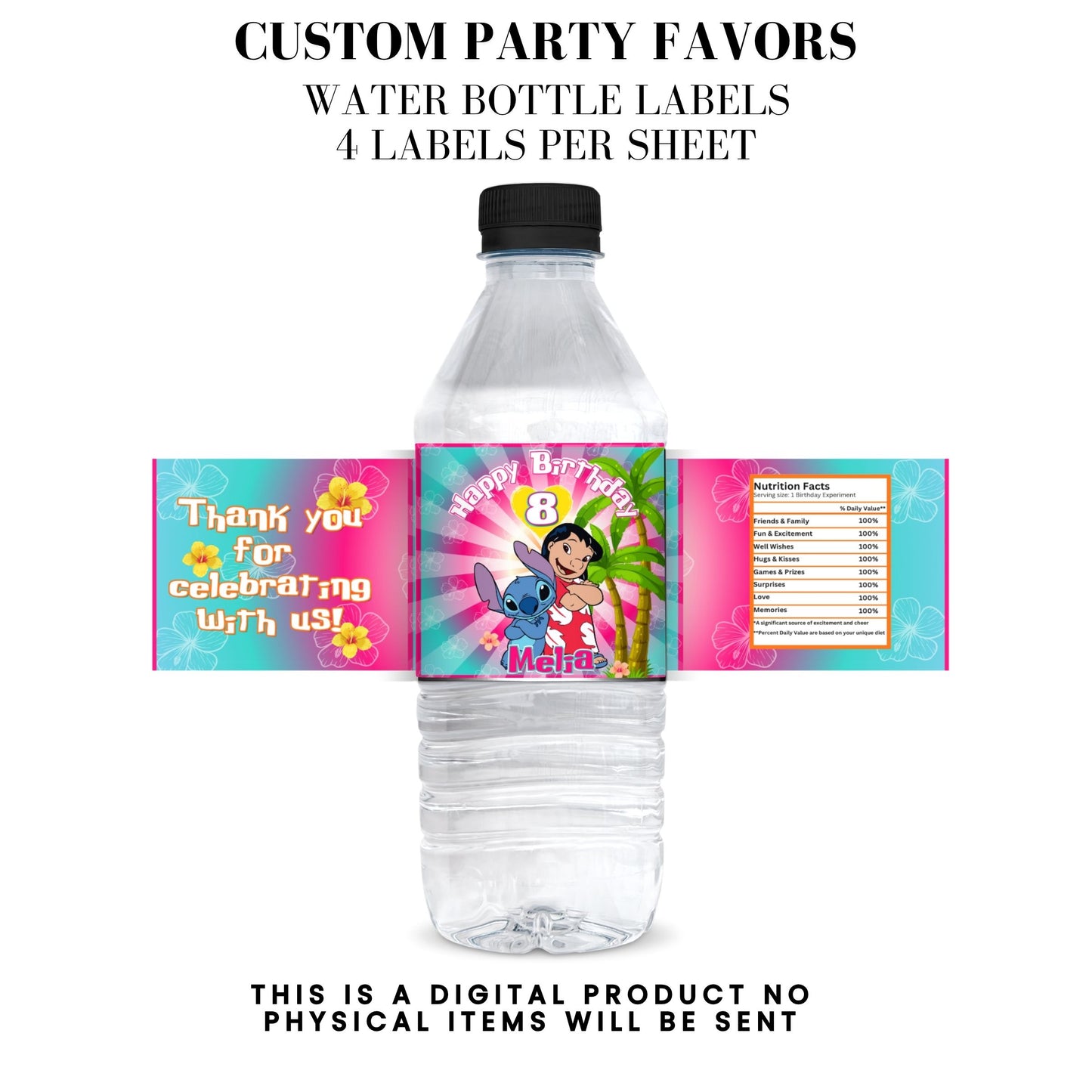 Lilo & Stitch Birthday Party DFY Favor Bundle