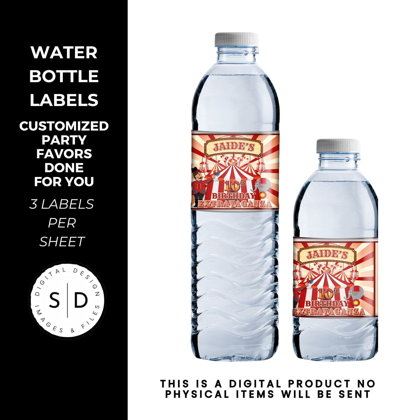 Carnival Extravaganza Birthday Party Favors DFY