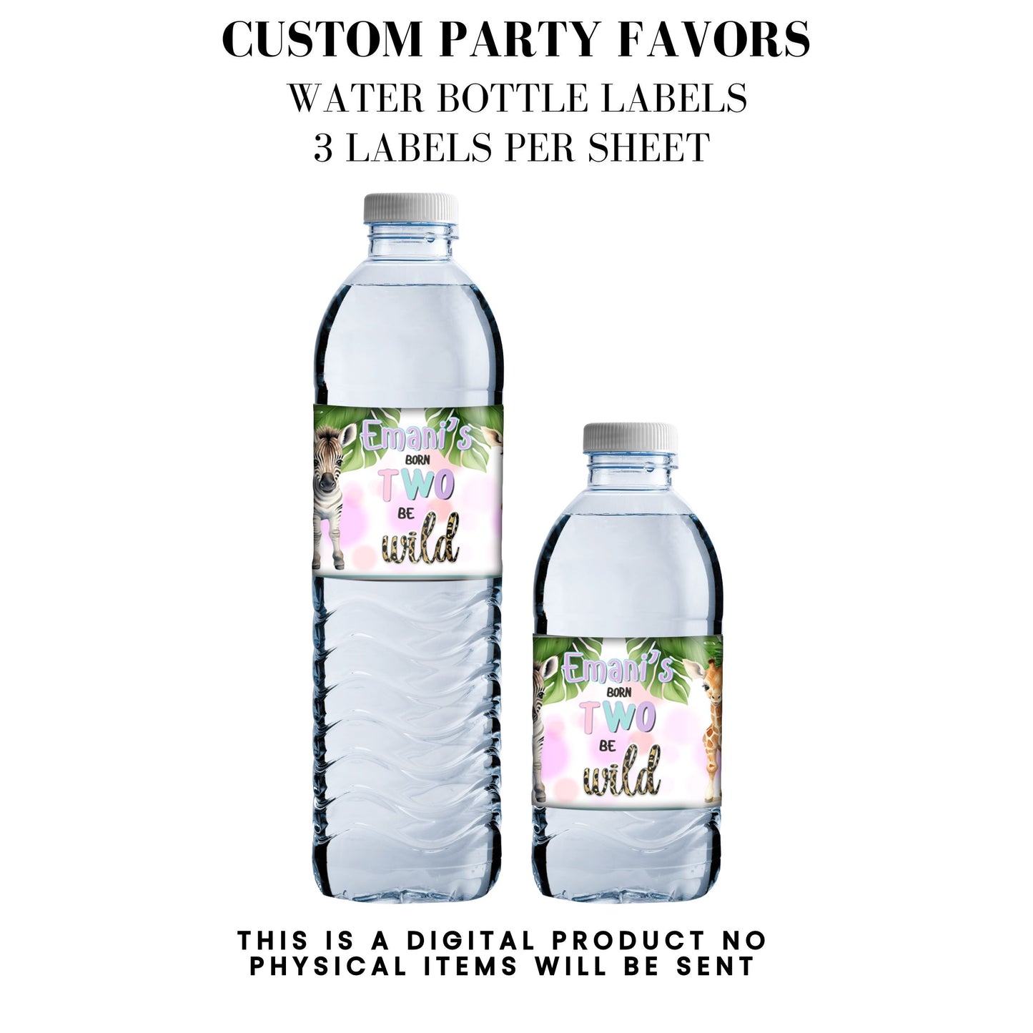 Born Two Be Wild Jungle Safari Birthday Party Favors DFY