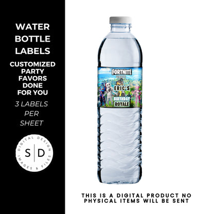 Fortnite Battle Royale Birthday Party Favors DFY