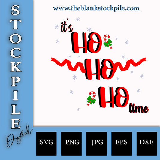 Ho Ho Ho Time SVG
