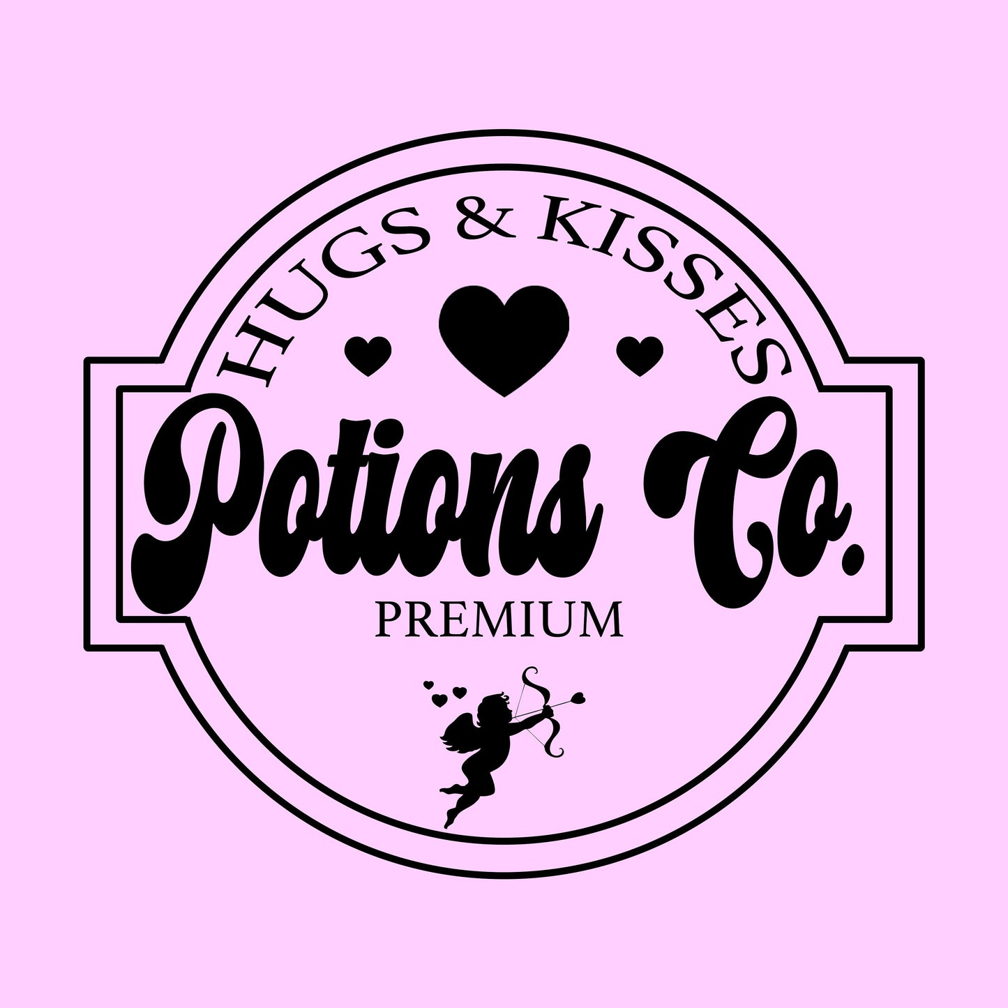 Hugs & Kisses Potions Co SVG