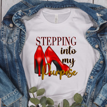 Stepping into my purpose PNG