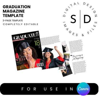 Senior Graduation Magazine Cover