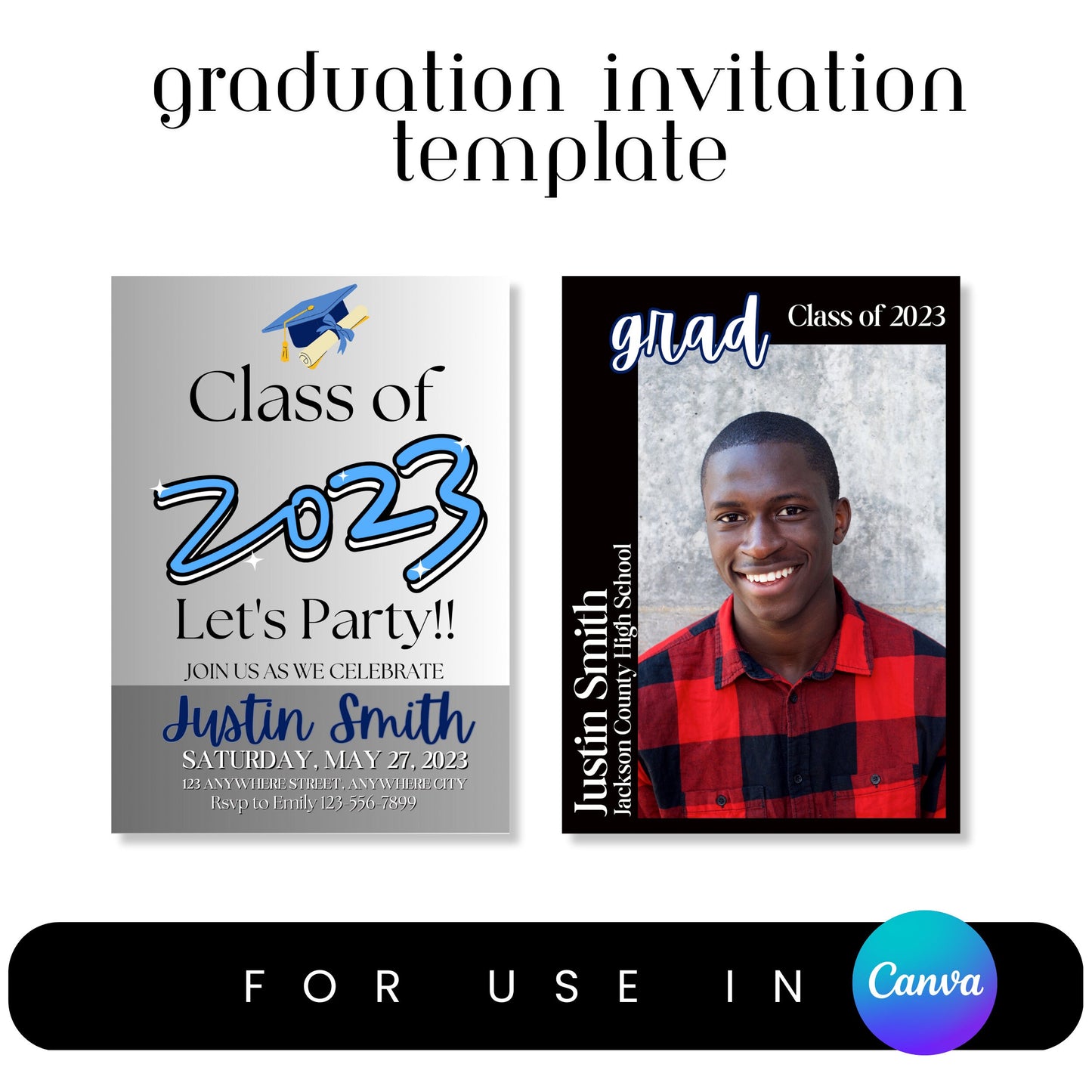 Let's Party Graduation Video Invitation