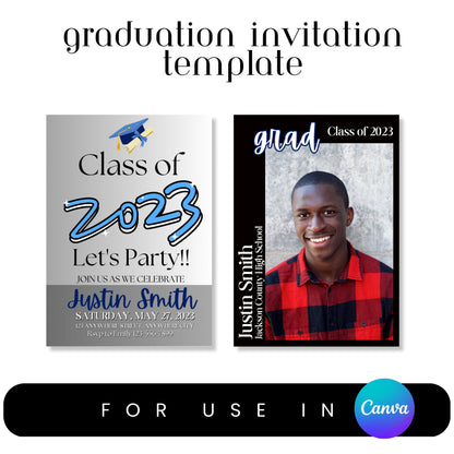 Let's Party Graduation Video Invitation