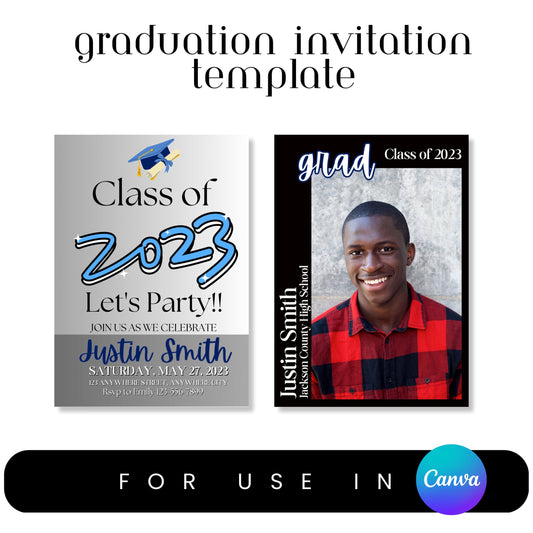 Let's Party Graduation Video Invitation