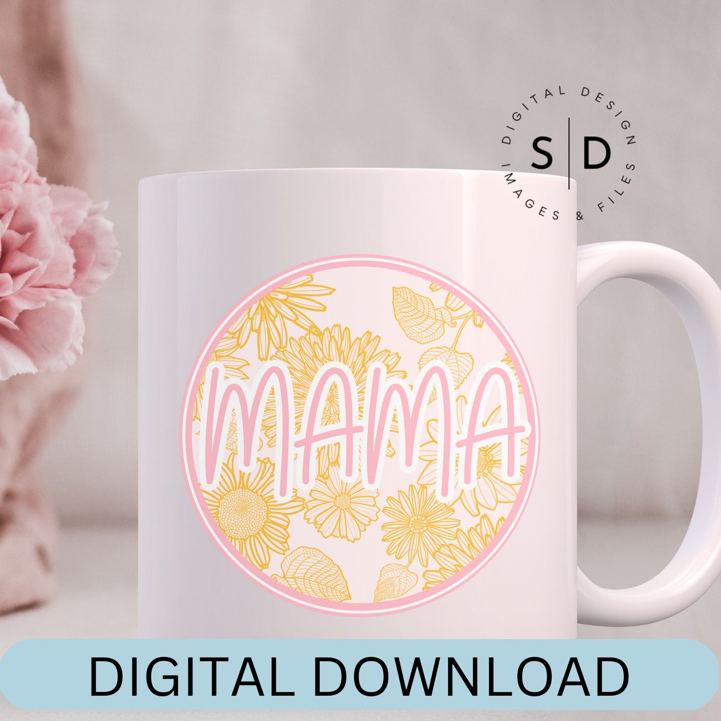 Floral Mama PNG