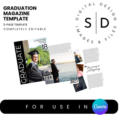 Senior Graduation Classic Magazine Cover