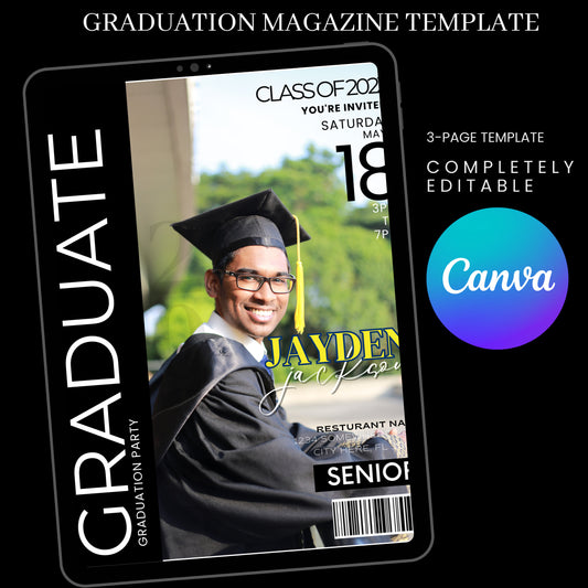 Senior Graduation Classic Magazine Cover