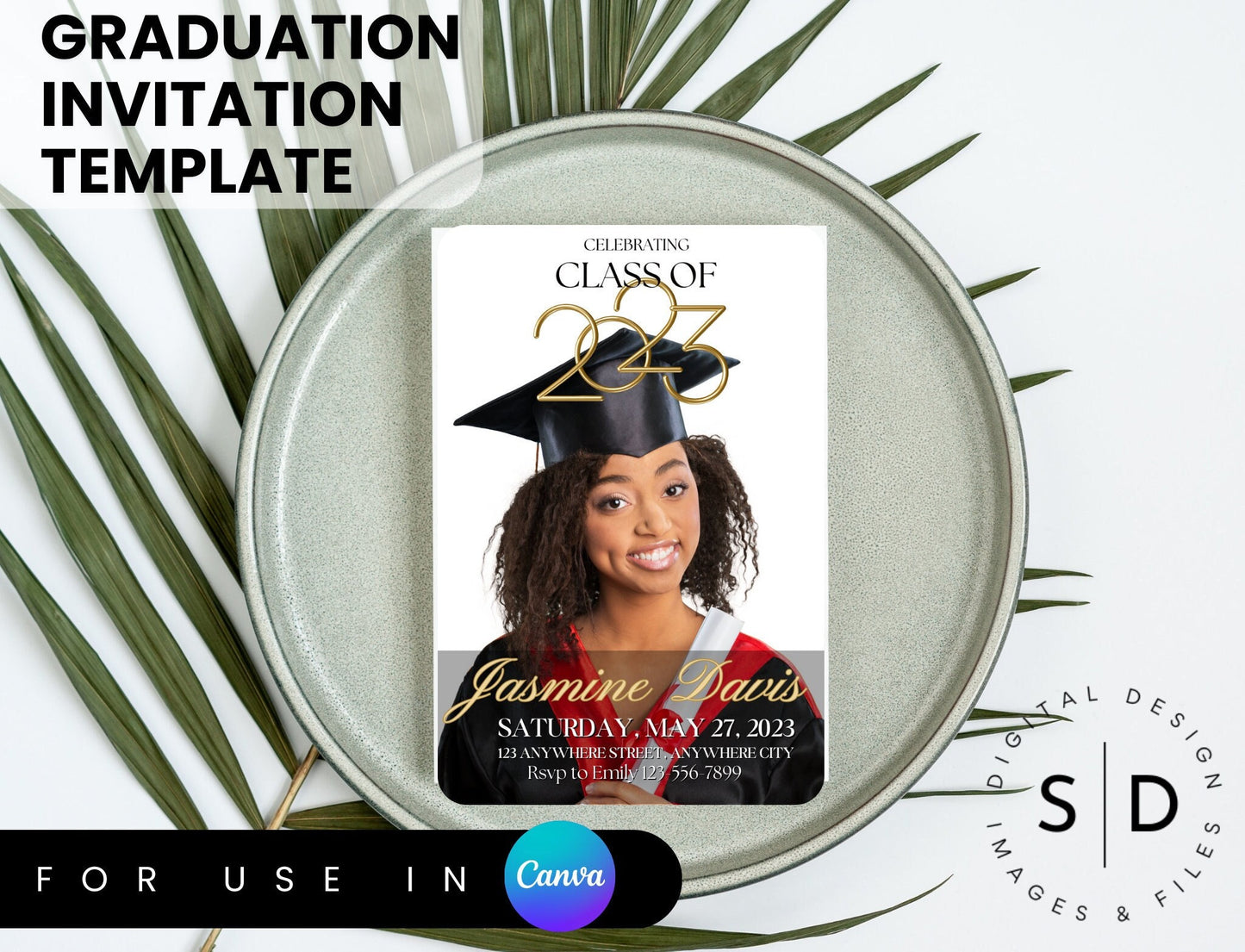 Graduation Invitation 2023 Template