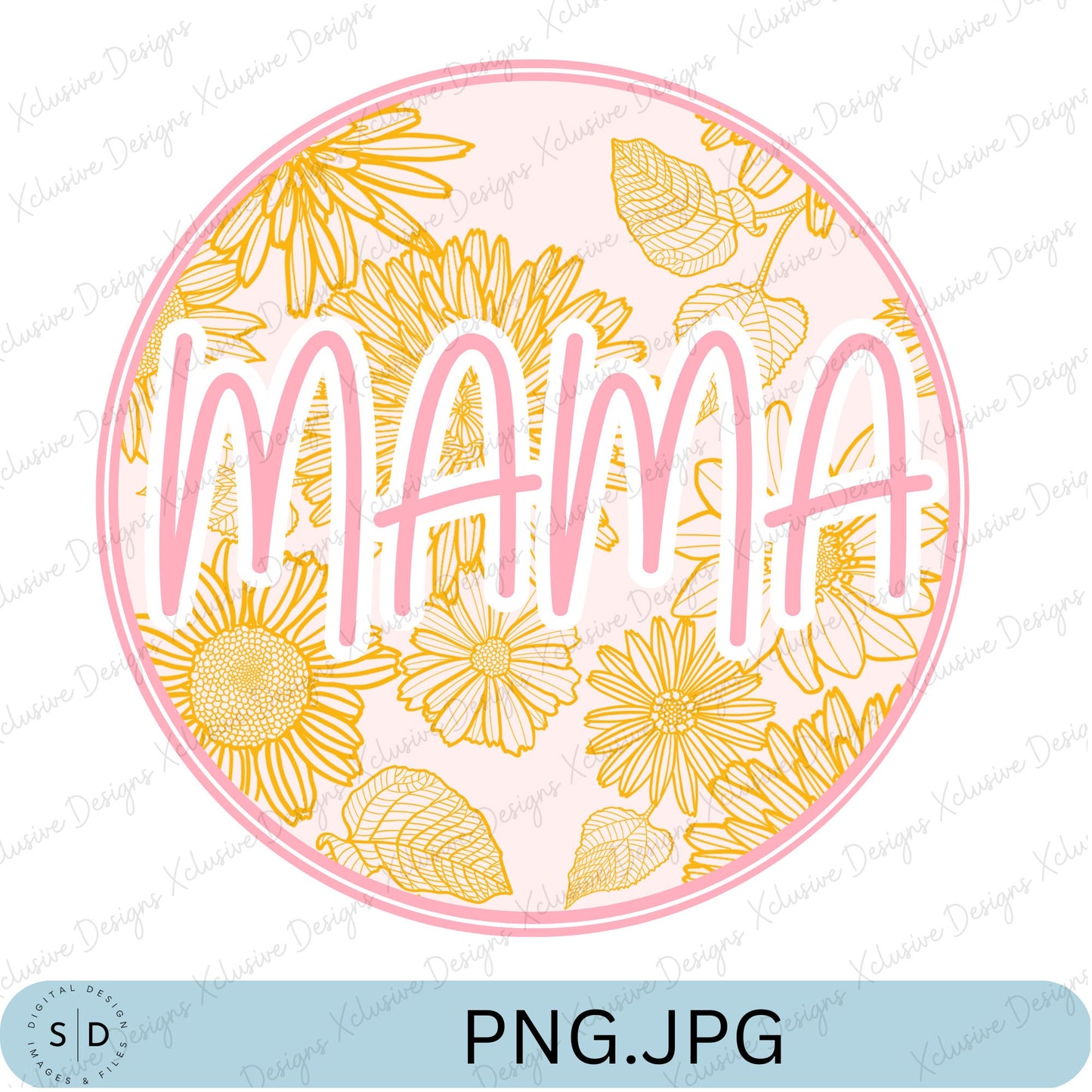 Floral Mama PNG