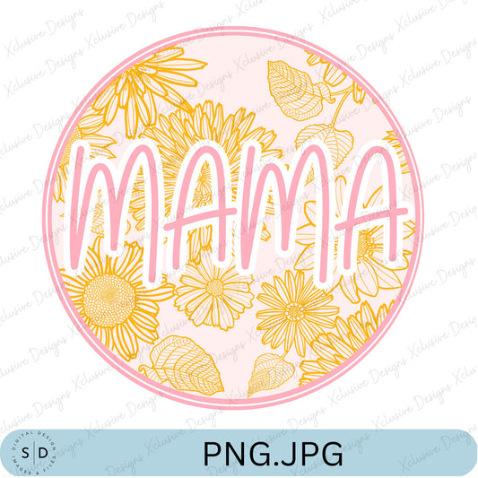 Floral Mama PNG